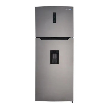 White Whale Top Freezer Refrigerator - 340 Liters - 2 Doors - No Frost - Inverter - Water Dispenser - Digital Display - Stainless Steel - WR4385HSSX