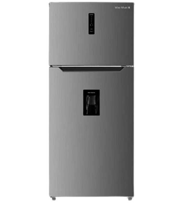 White Whale Top Freezer Refrigerator - 540 Liters - 2 Doors - No Frost - Inverter - Water Dispenser - Digital Display - Stainless Steel - WR5395HSSX