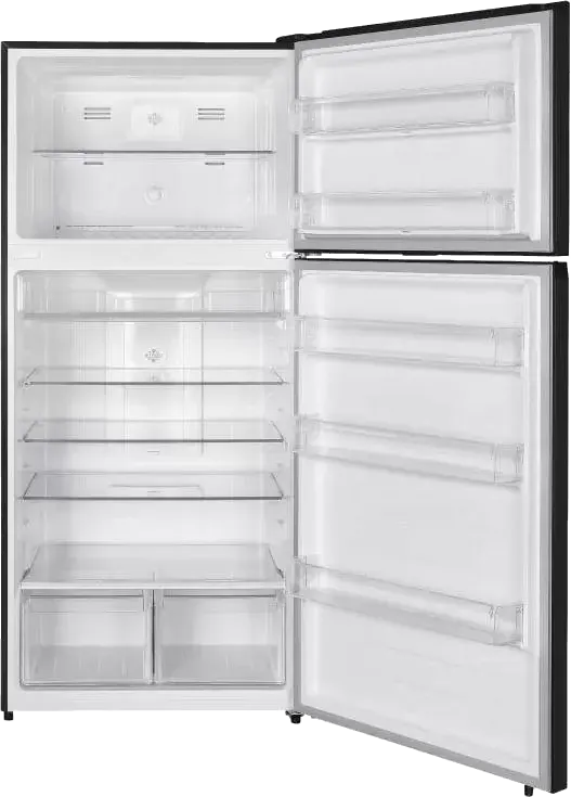 White Whale Top Freezer Refrigerator - 640 Liters - 2 Doors - No Frost - Inverter - Digital Display - Black - WR6395HB