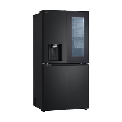 LG Side by side Refrigerator - 508 Liters - 4 Doors - No Frost - Water Dispenser - Wi-Fi - Inverter - Black X22FFQAB