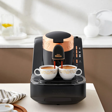 Arzum OKKA Automatic Turkish Coffee Machine – Black, Copper 001