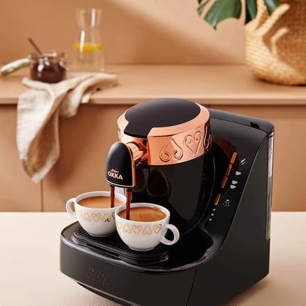 Arzum OKKA Automatic Turkish Coffee Machine – Black, Copper 001