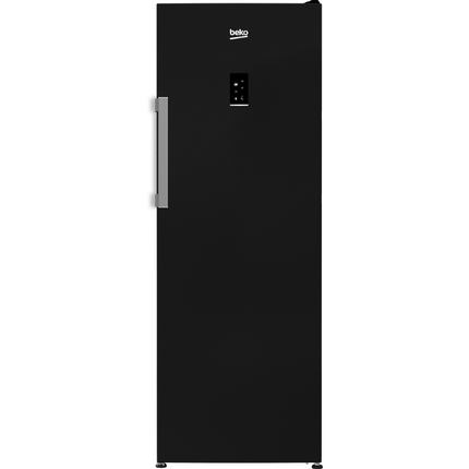 Beko Vertical Deep Freezer - 260 Liter - 7 Drawers - Single Door - Anti-Frost - Digital Display - Black - B3RFNE294XB NF