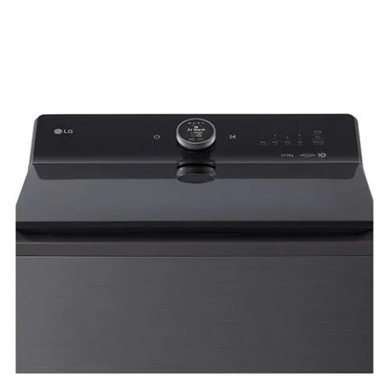 LG Digital Top Load Automatic Washing Machine with Inverter Technology, 25 kg, Platinum Black - T25X7EFHTTP