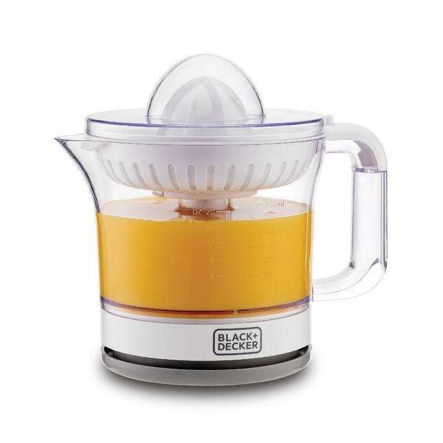 Black + Decker Electric Citrus Juicer , 600 milliliter 25 Watt White - CJ675-B5