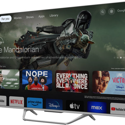 تلفزيون هاير الذكي 55 بوصة، 4K UHD QLED مع ريسيفر مدمج - H55S90EU 