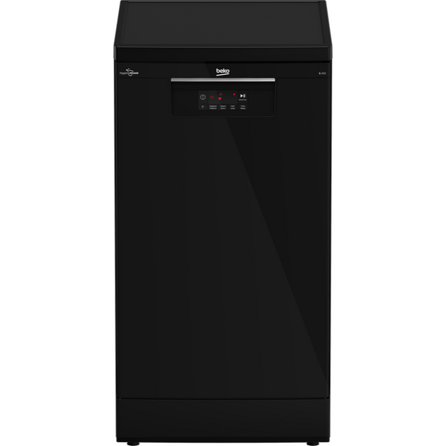 Beko Dishwasher - 10 Place Settings - 5 Programs - Inverter - Black - BDFS15020B
