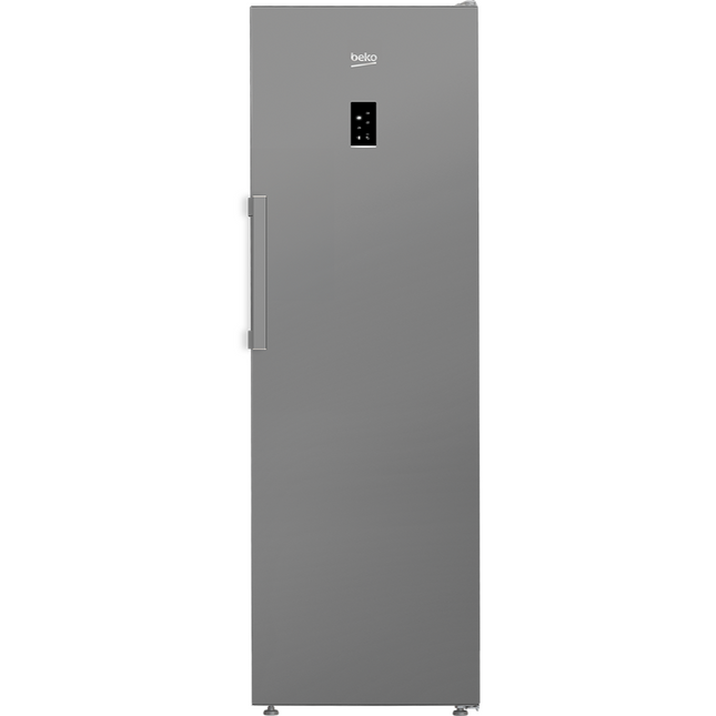 Beko No-Frost Upright Freezer, 8 Drawers, Inverter Technology, Silver, RFNE313E13STIEG