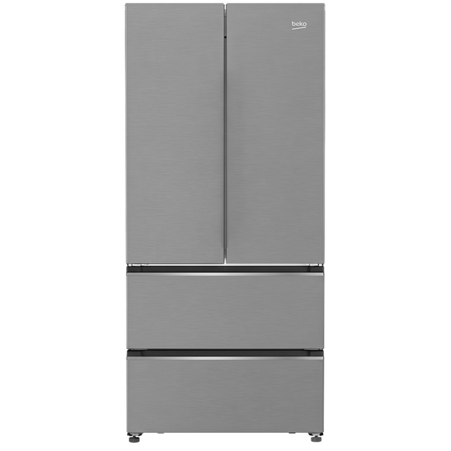 Beko Refrigerator 605 Liters No Frost 4 Doors GNE60500XEG Inverter Digital - Silver