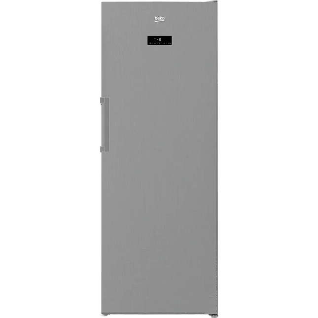 Beko Upright 8 Drawers RFNE448E35XB Deep Freezer No Frost Touch Digital Display Inverter - Stainless Steel - Silver
