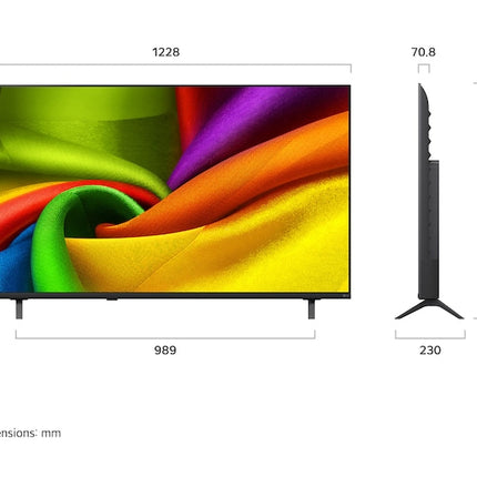 LG 55 Inch Smart TV , 4K UHD LED Built-In Receiver - 55NU850B6LA