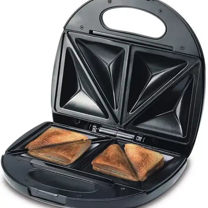 Black & Decker Sandwich Maker, 1 Slice, 750 Watt, Black, TS2000