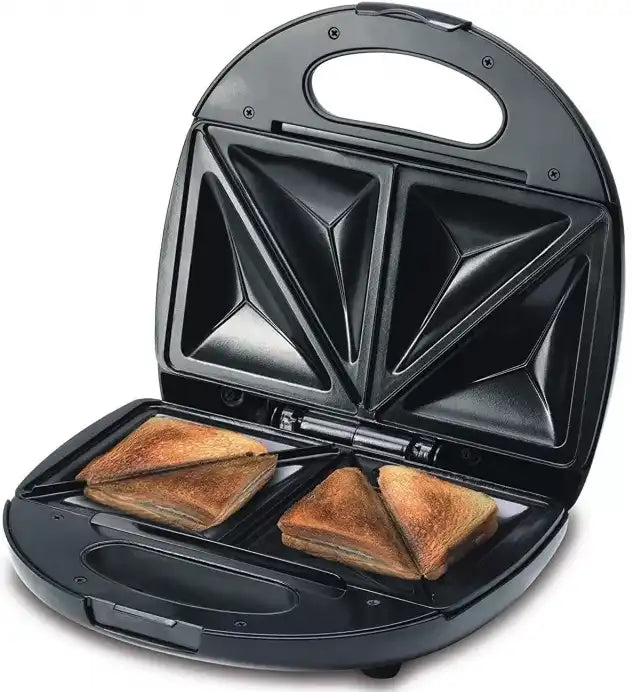 Black & Decker Sandwich Maker, 1 Slice, 750 Watt, Black, TS2000
