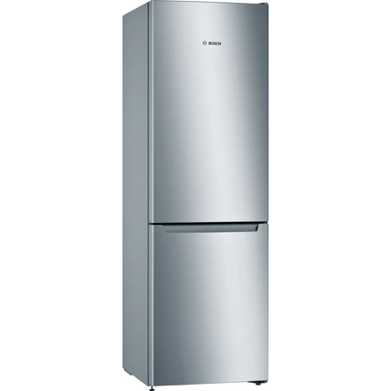 Bosch 302L No-Frost 2-Door Combi Refrigerator KGN36NL30U Bottom Freezer - Silver Inox