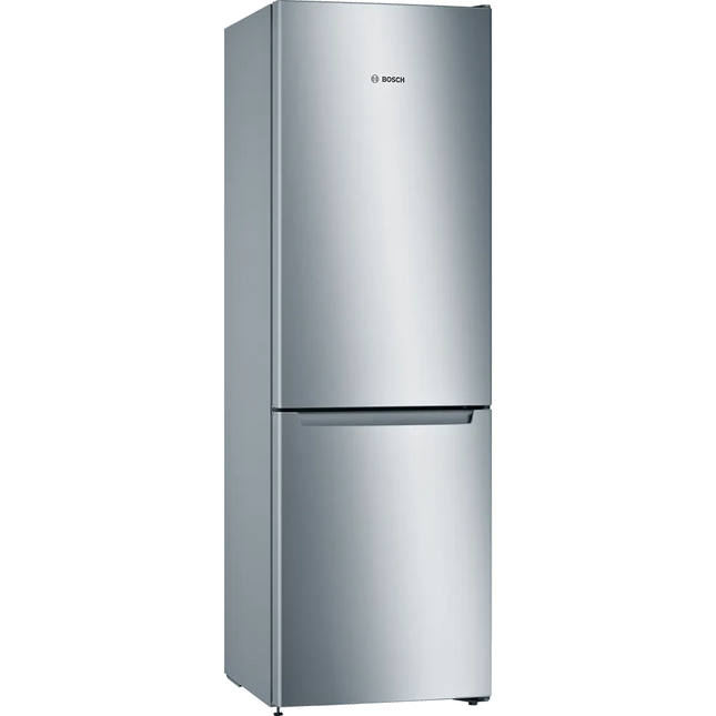 Bosch 302L No-Frost 2-Door Combi Refrigerator KGN36NL30U Bottom Freezer - Silver Inox