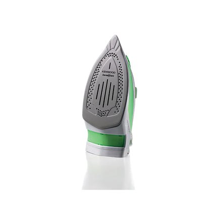 Kenwood 30 Reviews 2600W 350 ml Steam Iron, Ceramic Sole Panel, Environmental Function, 45/140g Steam Power, Anti-Distillation, Stp70.000W White/Green - (International Warranty)