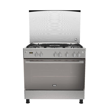 Zanussi CoolMax 5 Burner Gas Cooker with Gas Oven Hob ZCG94396XB