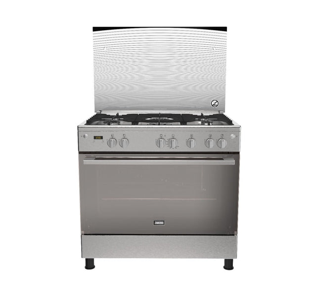 Zanussi CoolMax 5 Burner Gas Cooker with Gas Oven Hob ZCG94396XB