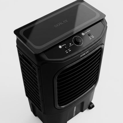 Sokay Air Cooler - Powerful Cooling 60 Liters - Black - ACS-60