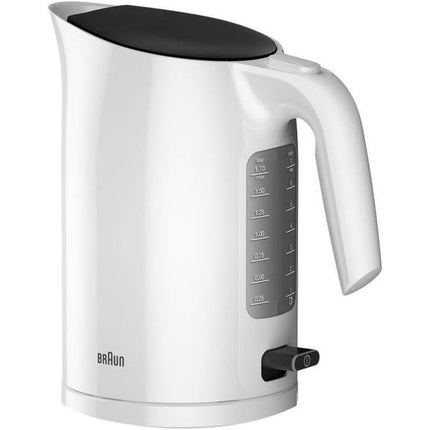 Braun PurEase Electric Kettle , 1.7 Liter 2200 Watt , White - WK3100
