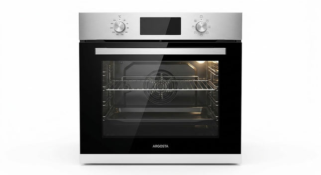 Argosta 60cm Built-in Gas Oven, Inox, Safety Device, Fan, Digital Timer, Turkey - Model: AR GO6060S