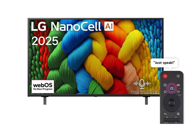 TV LG NanoCell AI NANO80A6A-50inch