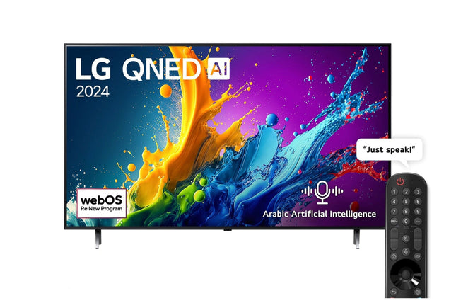 TV LG QNED AI QNED80 55-inch webOS24