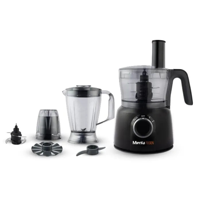 Mienta Food Processor - 1000 Watts - 28 Functions - Black -FP141128A
