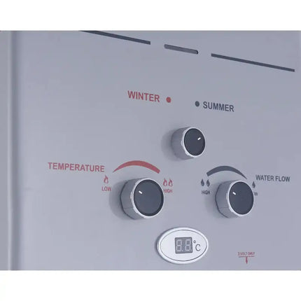 Fresh Gas Water Heater, 10 Liters, SPA 10L Silver