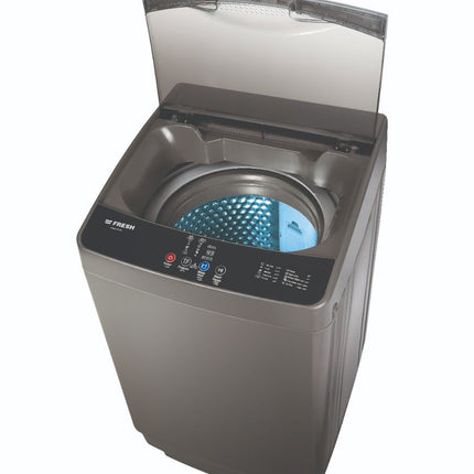 Fresh Top Loading Washing Machine 7 K.G. - Silver Metal