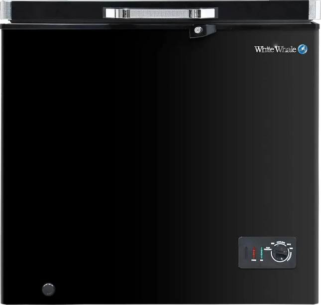 ديب فريزر وايت ويل، يدوي، 200 لتر، داخلي ألومنيوم، أسود، WCF-245 XAB 