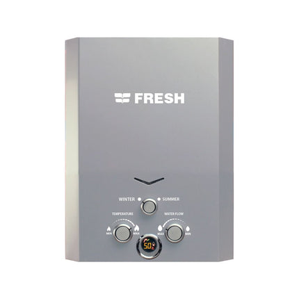Fresh Gas Water Heater 6 Liters/Silver