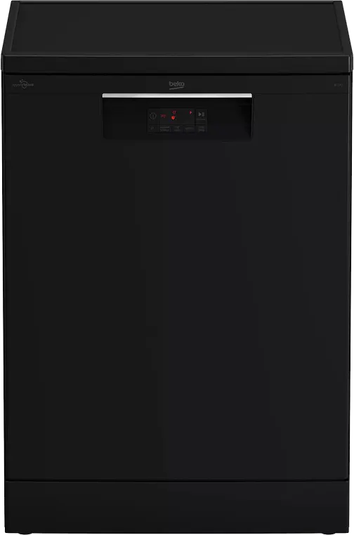 Beko 14 Place Settings Dishwasher BDFN15420B Digital Sterilization - Black