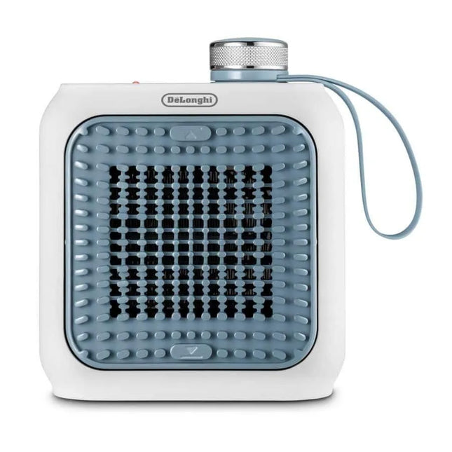 De’Longhi Capsule Desk Fan Heater, 360 Watt, Blue - HFX10B03.LB ( raya Warranty )