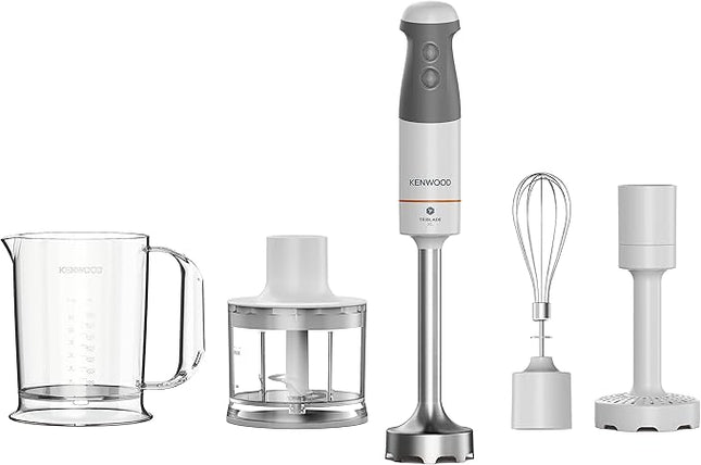 خلاط يدوي Kenwood HBM40.306WH Triblade XL، 850 واط - أبيض 