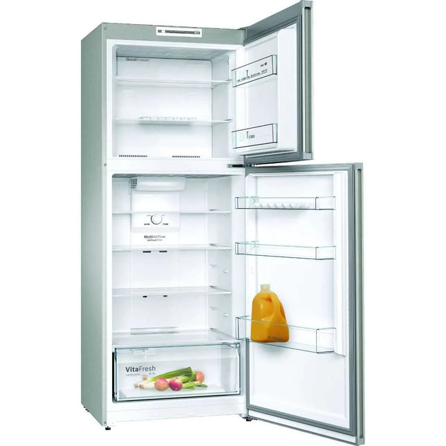 BOSCH Serie 2 No Frost Refrigerator, 328 Liter, Stainless Steel - KDN43NL2E8 - image 2