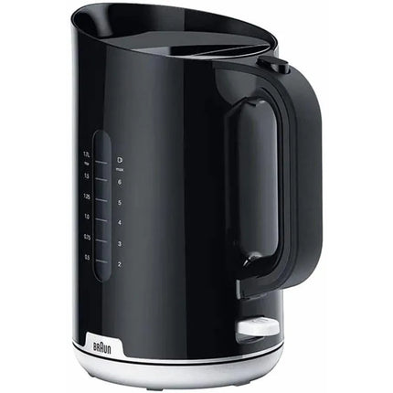 Braun Electric Water Kettle, 1.7 Liters, 2200 Watt, Black - WK1100BK ( International Warranty )