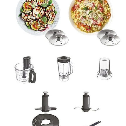 Kenwood Food Processor, 1000 Watt, 2 Liter, 32 Functions, White, FDP-65.400WH