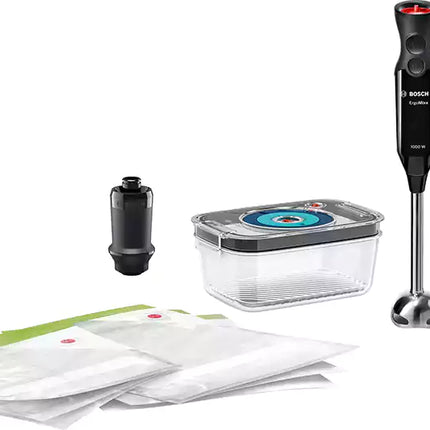 Bosch Ergomix 1000W 2-in-1 Hand Blender MS6CB61V1 Turbo - Black