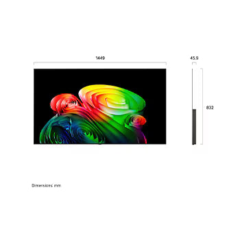 تلفزيون LG OLED AI B6 الذكي 4K بحجم 65 بوصة، 2026 