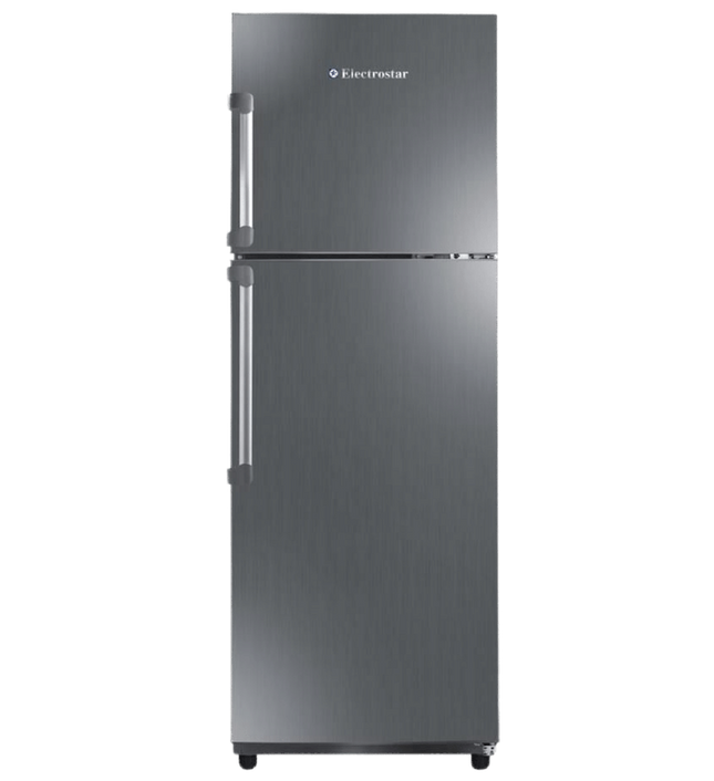 Electrostar Magista Refrigerator - Top Freezer - 338 Liters - No Frost - 2 Doors - Glass Shelves - Silver - Magista NF