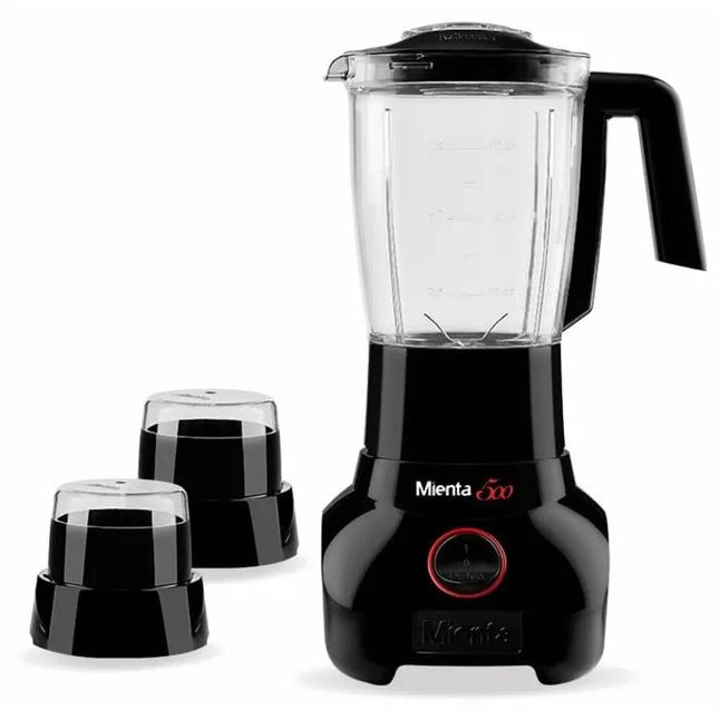 Mienta Countertop Blender, 1.75 Liter, 500 Watt, Black - BL1251B - image 2