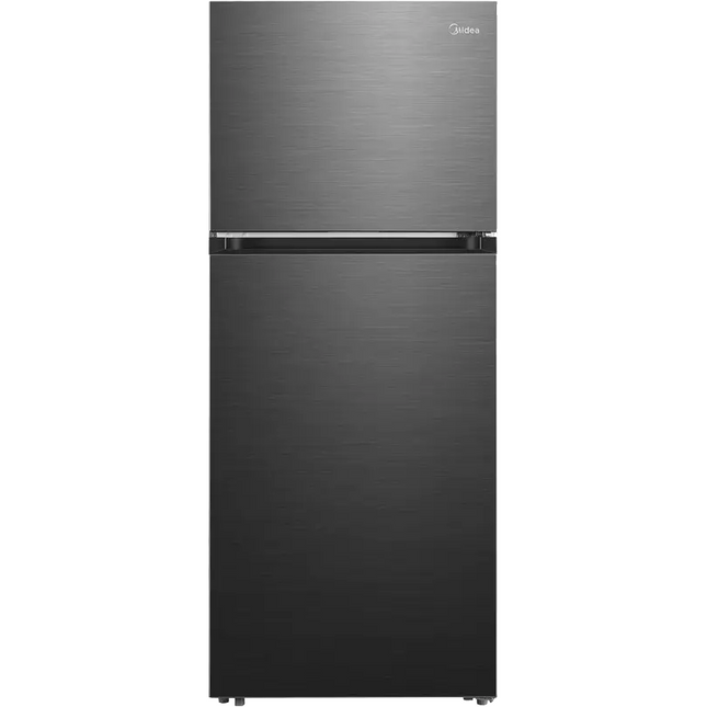 Midea No Frost Refrigerator, 411 Liters, 2 Doors, Electronic Control, Super Cooling, Black, MDRT580MTN45D- inverter