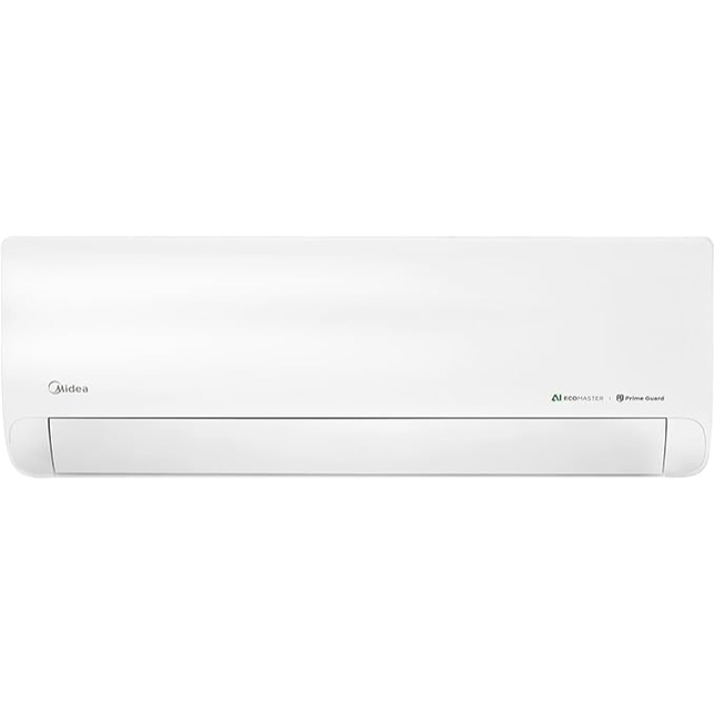 Midea Split Air Conditioner Eco Master -1.5 HP - Cool & Heat -Inverter Compressor- Plasma - Digital Display - White-MSEFT/MOSEFT/12HRDN8F