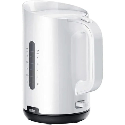 Braun Breakfast1 Electric Kettle, 1.7 Liter, 2200 Watt, White - WK 1100 ( International Warranty )