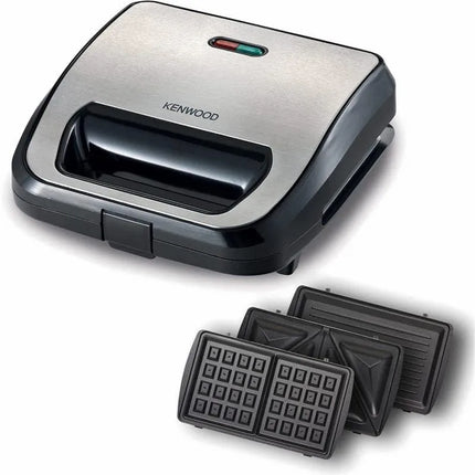 Kenwood Sandwich Maker 3 * 1 Waffle SMM02 Black (International Warranty)
