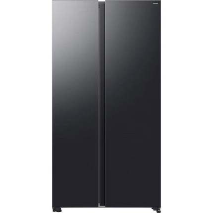Samsung Refrigerator RS70F65QAF-MR Side by Side No Frost 659L Inverter LED Lighting AI Hybrid Cooling WiFi Voice Control - Black