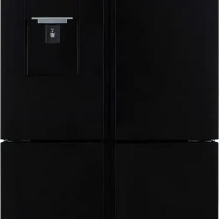 Beko Refrigerator, No Frost, 565 Liters, Inverter, 4 Doors, Black, GNE134626BH