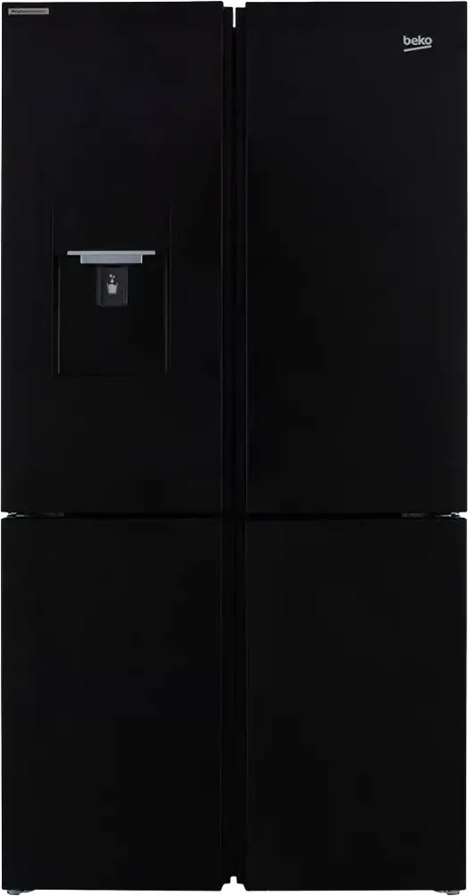 Beko Refrigerator, No Frost, 565 Liters, Inverter, 4 Doors, Black, GNE134626BH