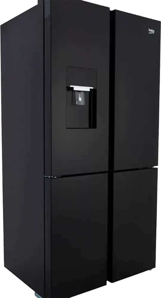 Beko Refrigerator, No Frost, 565 Liters, Inverter, 4 Doors, Black, GNE134626BH